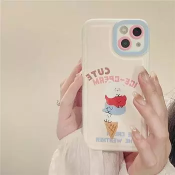 Zhitai Leather Mobile Case for iPhone 13/14Pro - Cute Cartoon Design, Trendy Protection for Your XS/XR. iPhone 12