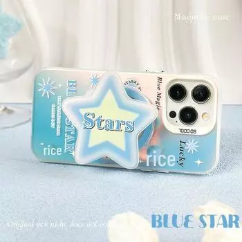 Zhitai Magnetic Frosted Case for iPhone 12, 13, 14 Pro Max, 15, XS, 16 with Laser-Etched Design and Bracket. iPhone 14 Pro