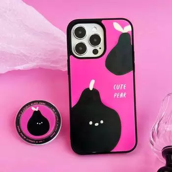 Zhitai Magnetic Matte Black Frame Case for iPhone 14 Pro Max and 15 Pro with Bracket iPhone 16 Plus