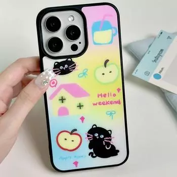 Zhitai Matte Black Frame Case for iPhone 12-15 Pro Max or 14 Pro iPhone 13 Pro Max