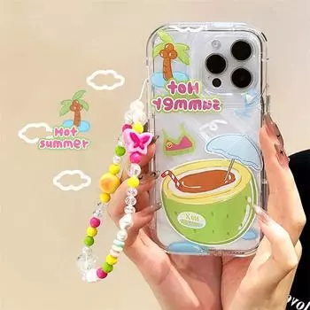 Zhitai Phantom Shell Case: Compatible with iPhone 11/12/13 Pro, 14/15/16 Pro Max, with Bracelet Feature. iPhone 11