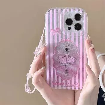 Zhitai Pink iPhone 15 Pro Case with Apple 14 Bracelet, Compatible with 12/11 Huawei Vivo Phantom 11. iPhone 13 Pro