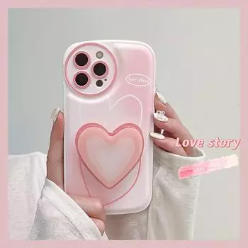 Zhitai Protective Air Cushion Case for iPhone 14/15 Pro, 13, 12/11, Vivo - Love Design with Stand iPhone 14 Pro