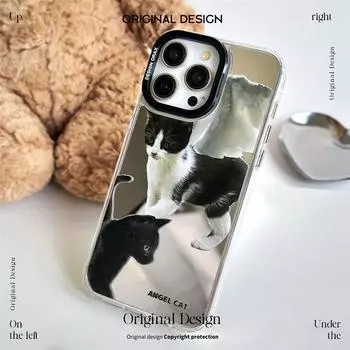 Zhitai Three-in-One Mirror Case for iPhone 15/14 Pro Max & 13/12 iPhone 15 Pro