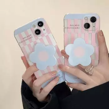 Zhitai Transparent Chessboard Case for iPhone 16/14 Pro, Huawei Mate 60 Pro with Stand iPhone 12 Pro