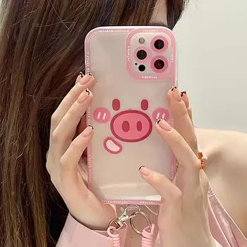 Zhitai Transparent Protective Case for iPhone 13/14/15 Pro with Lanyard iPhone XS Max