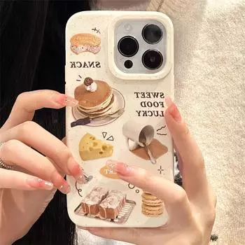 Zhitai Wheat Shell Protective Cover for iPhone 11/13/15Pro/14ProMax/16 iPhone 13/14