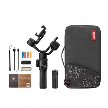 Zhiyun SMOOTH 5S AI PRO Ручной 3-осевой стабилизатор подвеса для телефона Vlog Gimbal Anti-shake Al чёрный