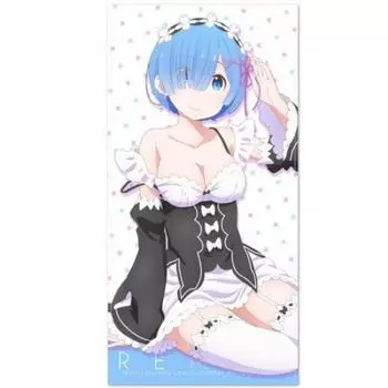 Жизнь в ином мире от Zero Rem Doki Doki Большое полотенце 120 x 60 см Re прибл.