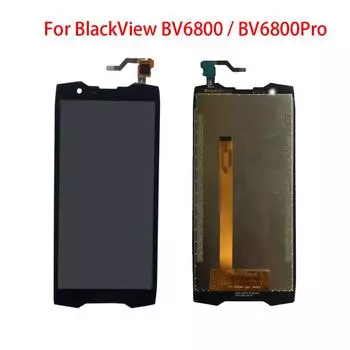 ЖК-экран для Blackview BV6800 Pro, ЖК-дисплей, дигитайзер сенсорного экрана, полная замена в сборе чёрный