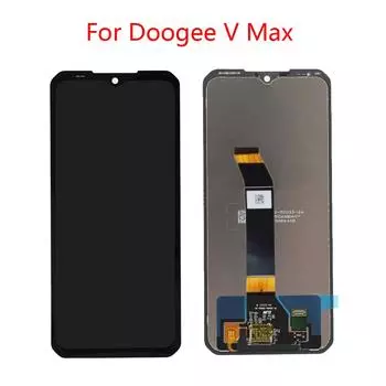 ЖК-экран для Doogee V Max, ЖК-дисплей, дигитайзер сенсорного экрана, полная сборка, запасная часть чёрный