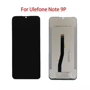 ЖК-экран для Ulefone Note 9P, ЖК-дисплей, дигитайзер сенсорного экрана, полная замена в сборе чёрный