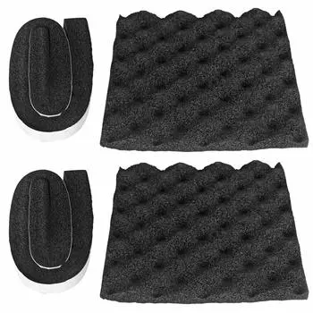 ZHUBANG Speaker back sound absorbing material width x 20mm thickness x 200mm Soundproof tape width x 25mm thickness x 600mm Total set of 4 deadening