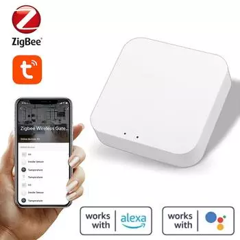 ZigBee3.0 беспроводной интеллектуальный домашний шлюз интеллектуальная домашняя жизнь многофункциональное оборудование связь центральное управление белый