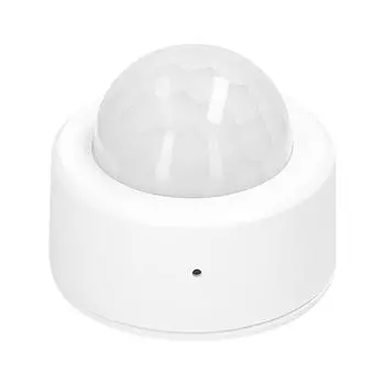 ZigBee PIR Датчик движения Беспроводной инфракрасный детектор человеческого тела Поддержка широкоугольного обнаружения 120 градусов 0 белый