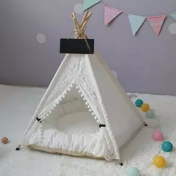Зимнее гнездо для кошек Ins Cat Nest Cat Toy Washable Cat Tent Nent S (40 40 50cm)