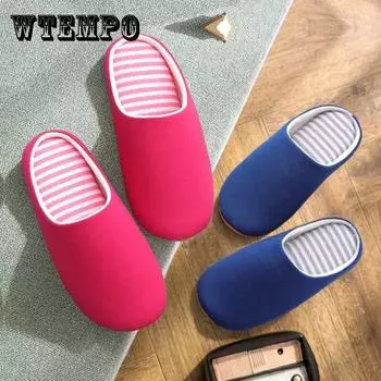 Зимние домашние женские тапочки, домашние плюшевые мягкие хлопковые тапочки, нескользящая напольная обувь, домашние тапочки, женские шлепанцы для спальни 36/37 розы красного