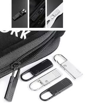 Zipper Pull Replacement For Jacket 10Pcs Zipper Repair Kit Removable Zippers Stopper Zippers For Sewing Clothing Jackets Luggage CN