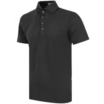 Zippor Men S eSSentialS Modern Spread Collar Pique Slim Fit Polo G4MC0K300ONYX/M