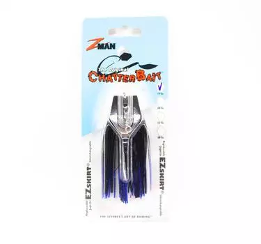 Zman Chatterbait 1/4 oz Тонущая Приманка Синий Черный (0041)