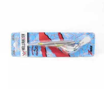Zman Hell Raizer Tail Blade 4-дюймовая тонущая приманка Ghost Shad (5530)