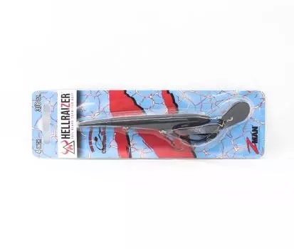 Zman Hell Raizer Tail Blade 4-дюймовая тонущая приманка, матовый черный (5479)