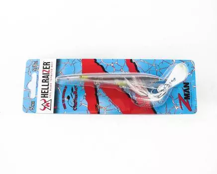 Zman Hell Raizer Tail Blade 5-дюймовая тонущая приманка Ghost Shad (3529)