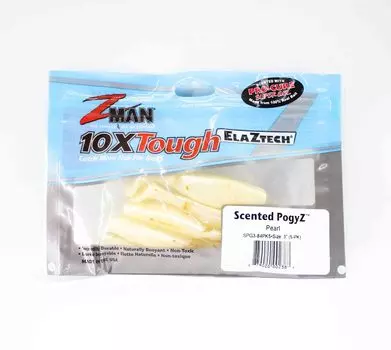 Zman Мягкая приманка с ароматом PogyZ 3 дюйма 5 в упаковке Жемчуг (2383)