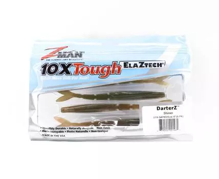 Zman Soft Lure DarterZ 6 дюймов, 5 шт. в упаковке Shiner (1461)