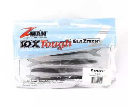 Zman Soft Lure DarterZ 6 дюймов, 5 шт. в упаковке, корюшка (1454)