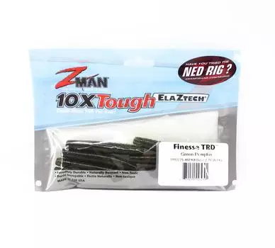Zman Soft Lure Finesse TRD 2,75 дюйма, 8 шт. в упаковке, зеленая тыква (5391)