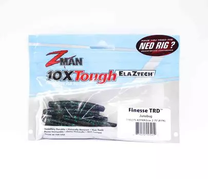 Zman Soft Lure Finesse TRD 2,75 дюйма, 8 шт. в упаковке, июньская ошибка (5452)
