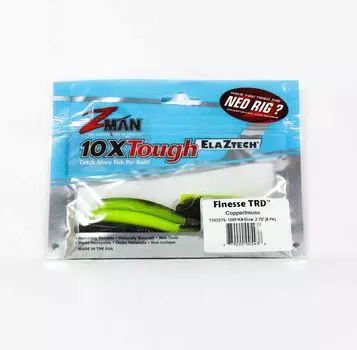 Zman Soft Lure Finesse TRD 2,75 дюйма 8 в упаковке Coppertruse (5438)