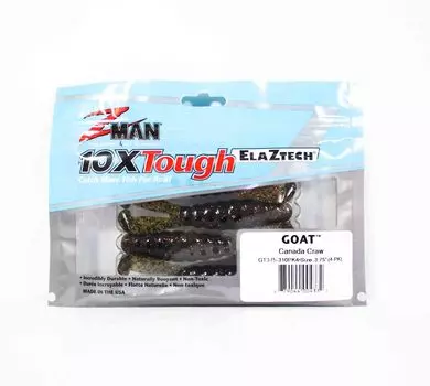 Zman Soft Lure Goat 3,75 дюйма, 4 шт. в упаковке, канадский зоб (4332)