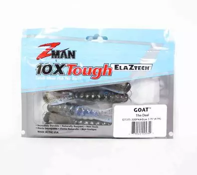 Zman Soft Lure Goat 3,75 дюйма, 4 шт. в упаковке (4349)