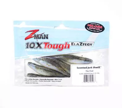 Zman Soft Lure Jerk ShadZ 5 дюймов 5 шт. в упаковке (5268)
