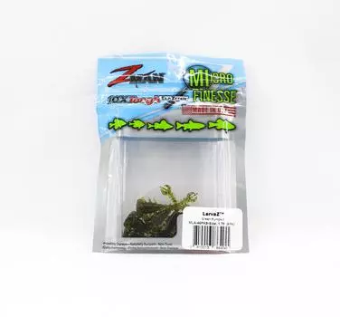 Zman Soft Lure LarvaZ 1,75 дюйма, 8 шт. в упаковке, зеленая тыква (4045)