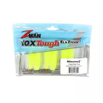 Zman Soft Lure MinnowZ 3 дюйма, 6 шт./уп. Таблица Red Tail (7500)