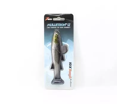 Zman Soft Lure Mulletron LT Swimbait 6-дюймовая кефаль серебристого цвета (6421)