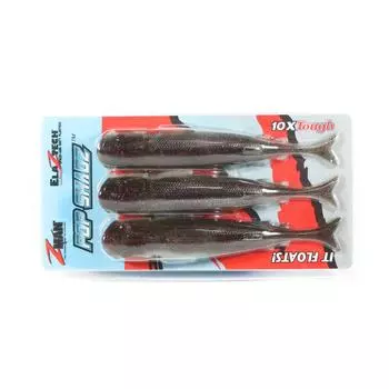 Zman Soft Lure Pop ShadZ 5 дюймов 3 шт. в упаковке Redbone Glow (1545 г.)