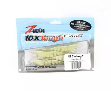 Zman Soft Lure Shrimpz 3.5 Inch 4/Pack Slam Shady (9399)