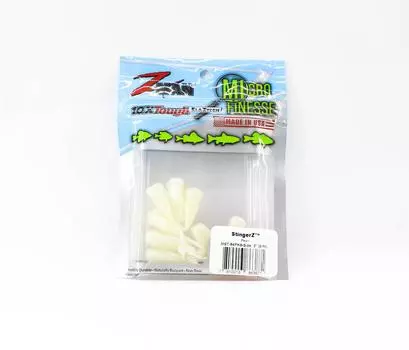 Zman Soft Lure StingerZ 2 дюйма, 8 шт. в упаковке, жемчуг (3871)