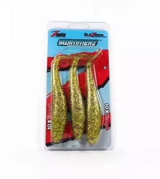 Zman Soft Lure SwimmerZ 6 дюймов 3 шт. в упаковке Golden Boy (7906)