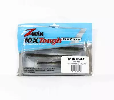 Zman Soft Lure Trick Shotz 4,2 дюйма 6 в упаковке Сделка (2168)