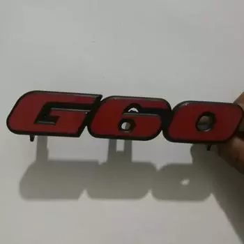 Значок эмблемы автомобиля Auto G60 красный
