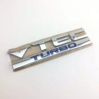 Значок эмблемы задней наклейки автомобиля VTEC TURBO для H1onda Civic