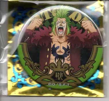 Значок банки One Piece Значок банки 24 WORLD Mugiwara Store Bartolomeo Vol.