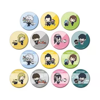 Значок для матовой банки Jujutsu Kaisen x Sanrio Characters Trading Kaitama Tamaori, 14 шт., КОРОБКА