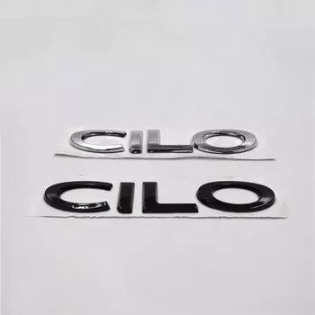 Значок задней эмблемы автомобиля Clio, наклейка на заднюю дверь чёрный