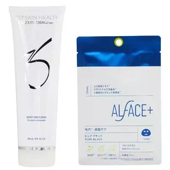 ZO для эмульсии для тела Orfes Face Mask Pure Black Set Product Japan & (1 кусок)